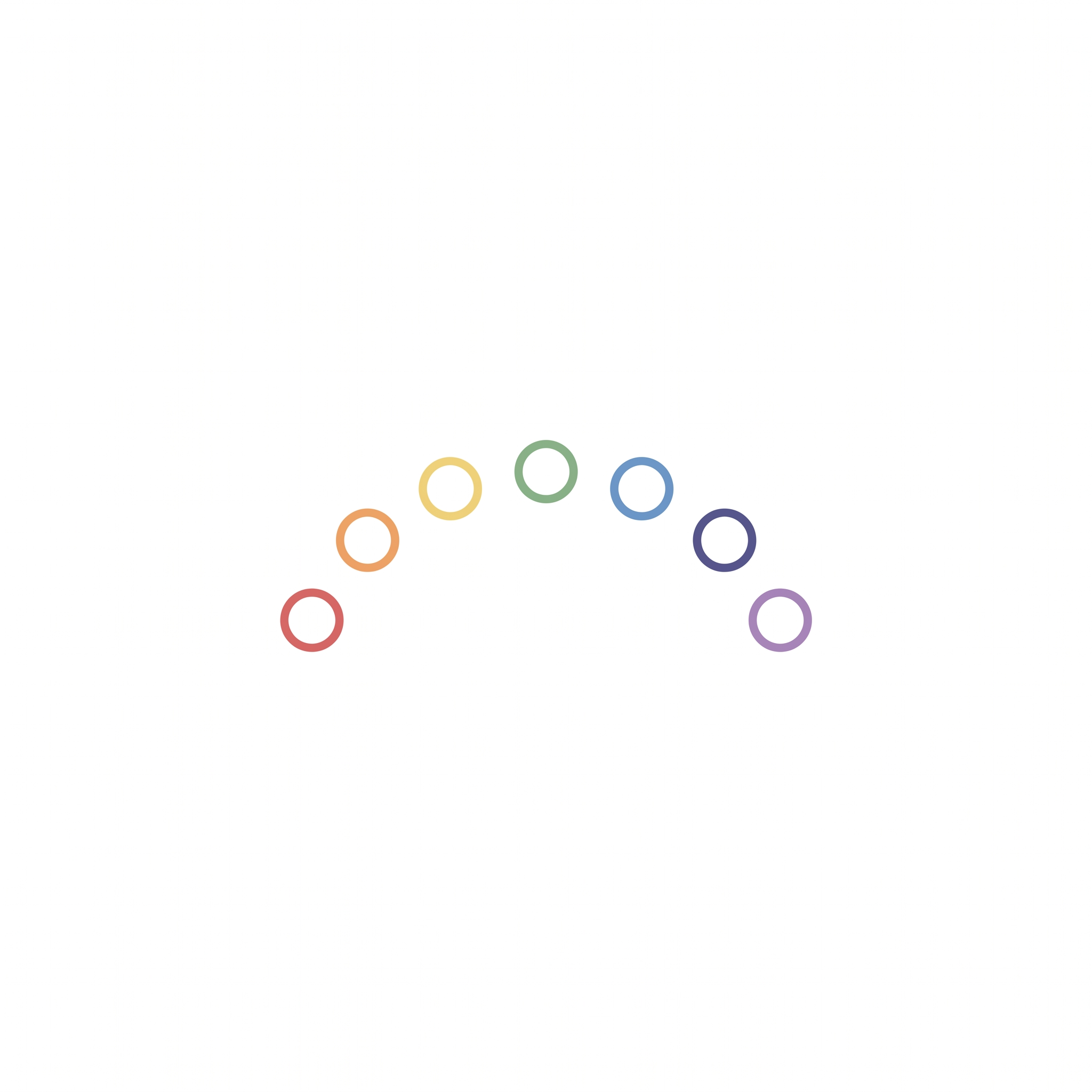 7 light colours icon